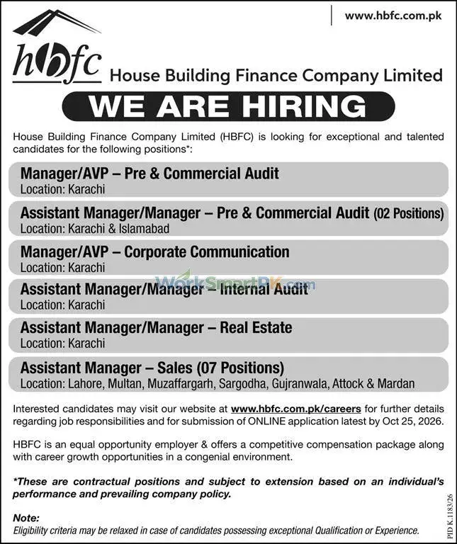 HBFC Karachi Jobs Express 11-10-2026